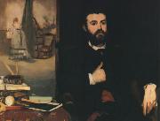 Edouard Manet Portrait of Zacharie Astruc oil painting artist